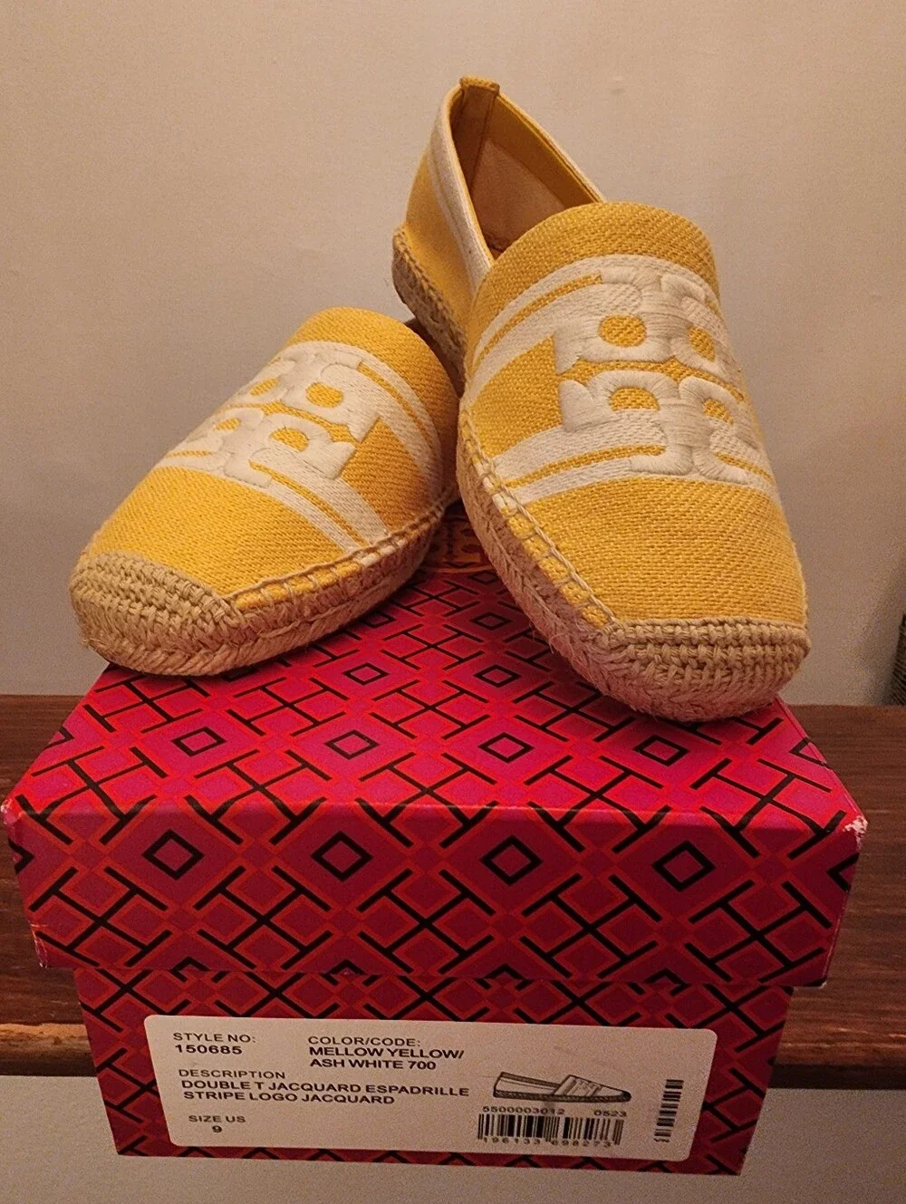 Tory Burch bright yellow